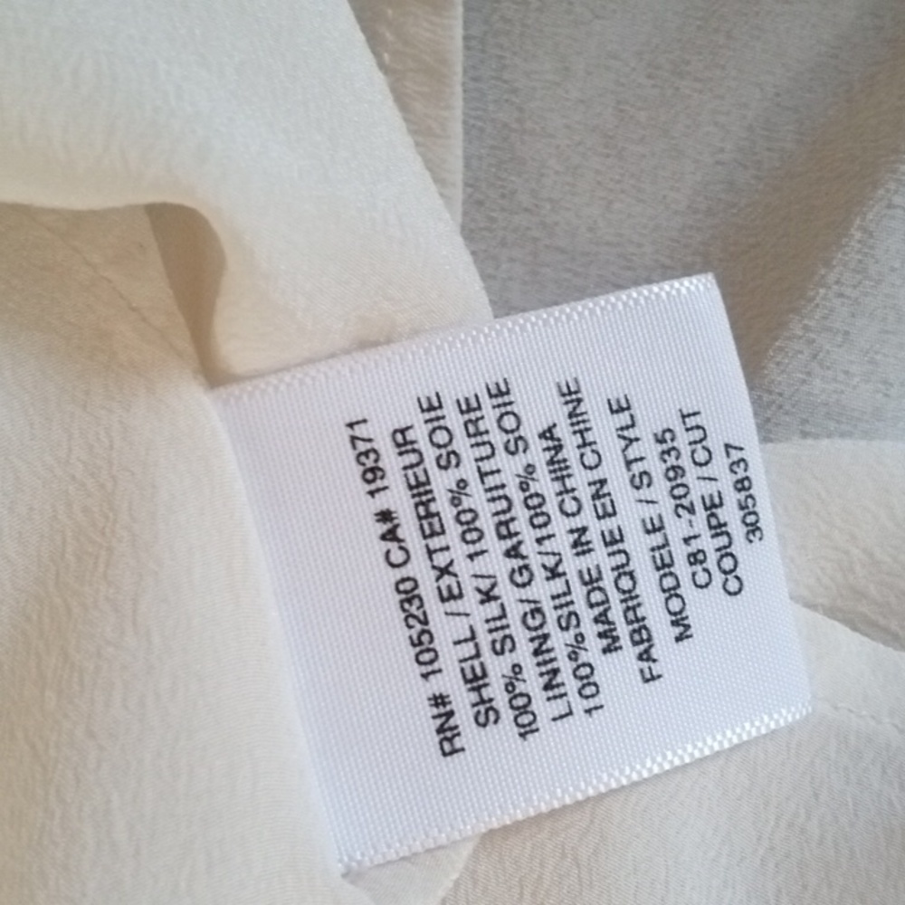 Joie cream silk racerback pocket tank - Picture 5 of 7